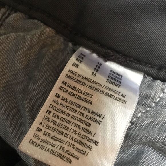 NWOT. American Eagle Brand Dark Olive Women’s Size 12S Slacks - Picture 9 of 10